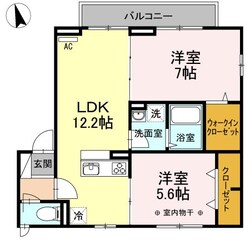 クレール柴又の物件間取画像